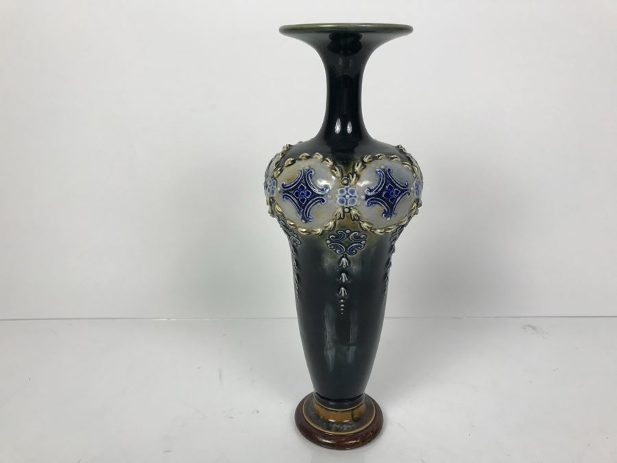 Antique Royal Doulton England Vase Stoneware 6594 10'H [Photo 8]