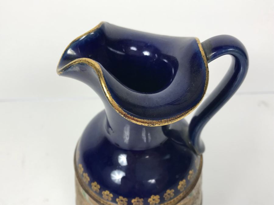 Antique Royal Doulton England Jug Pitcher Stoneware 7380 7.25'H [Photo 6]