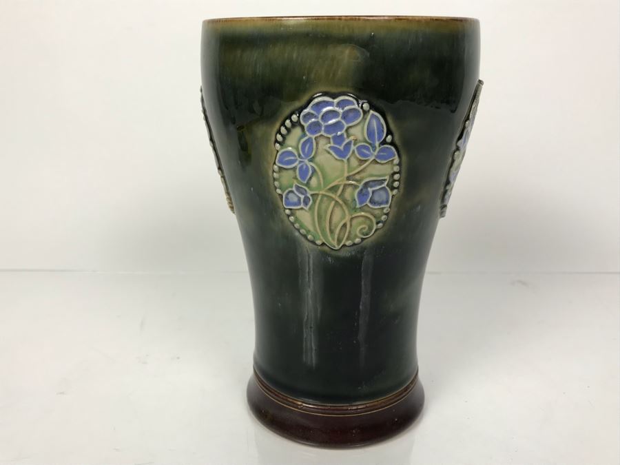 Antique Royal Doulton England Vase Stoneware 8112A 7.5'H [Photo 9]