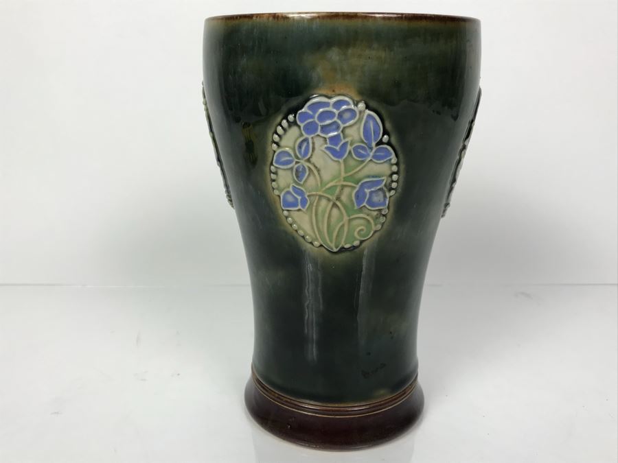Antique Royal Doulton England Vase Stoneware 8112A 7.5'H [Photo 5]