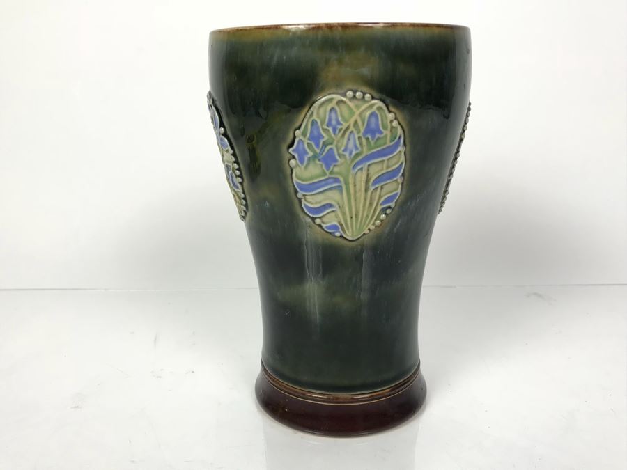 Antique Royal Doulton England Vase Stoneware 8112A 7.5'H [Photo 3]