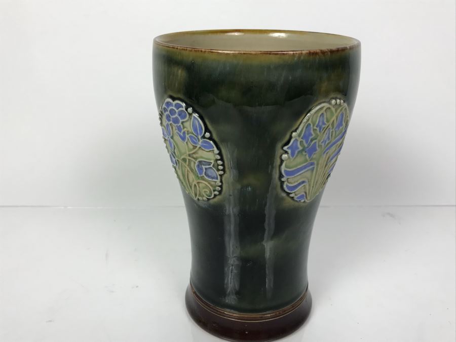 Antique Royal Doulton England Vase Stoneware 8112A 7.5'H [Photo 2]