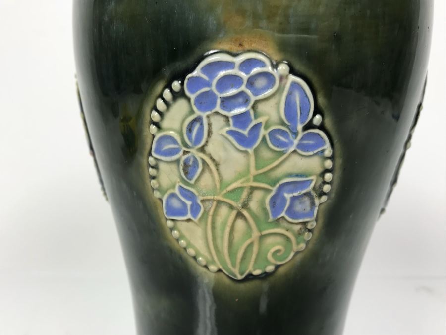 Antique Royal Doulton England Vase Stoneware 8112A 7.5'H [Photo 6]