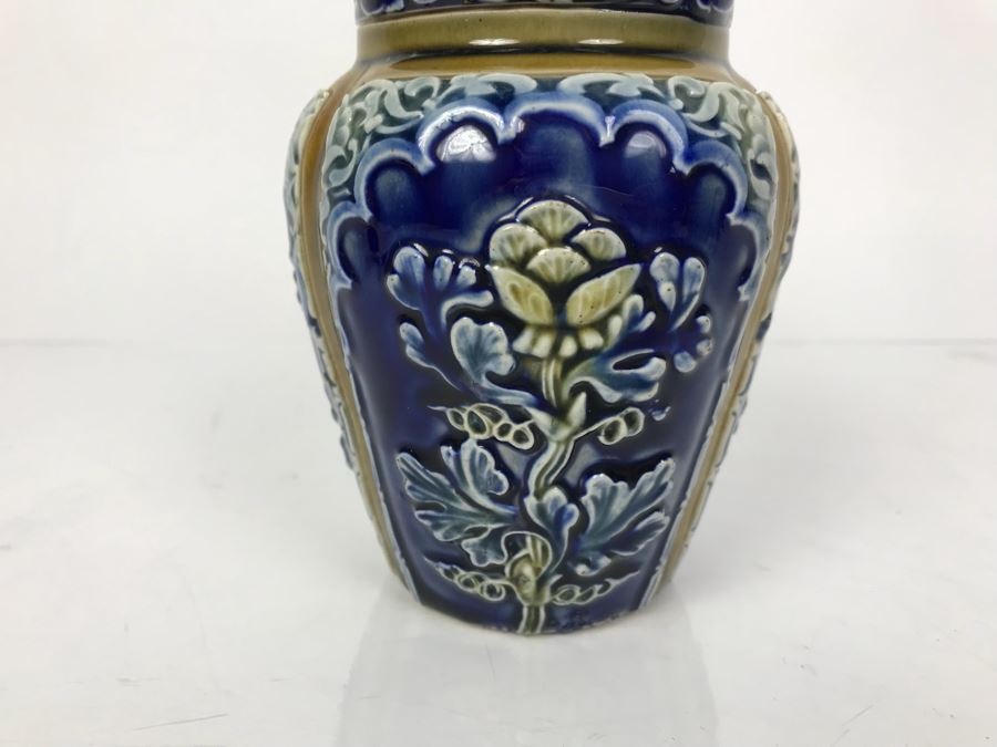 Antique Doulton Lambeth Pitcher Jug Stoneware 5.25'H [Photo 6]