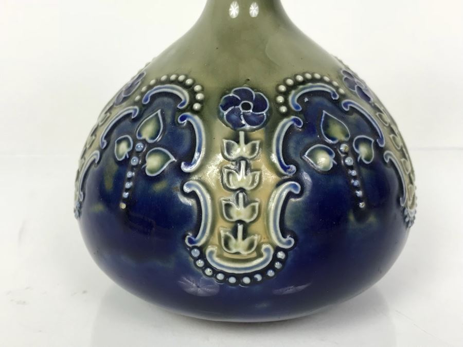 Antique Royal Doulton England Vase Stoneware 6473 6.25'H [Photo 4]