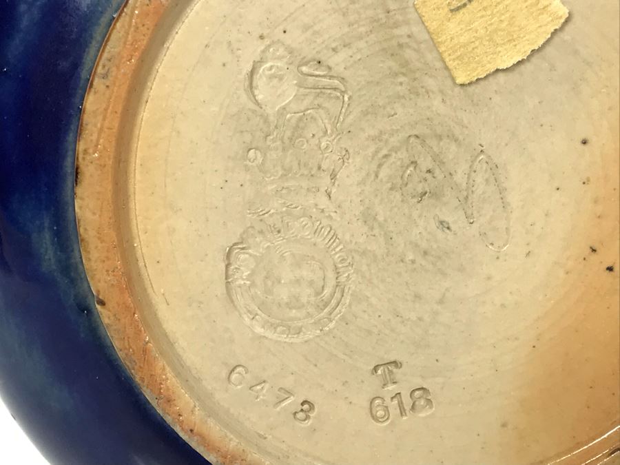 Antique Royal Doulton England Vase Stoneware 6473 6.25'H [Photo 9]