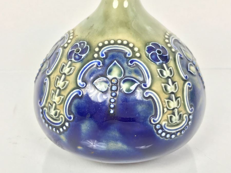 Antique Royal Doulton England Vase Stoneware 6473 6.25'H [Photo 6]