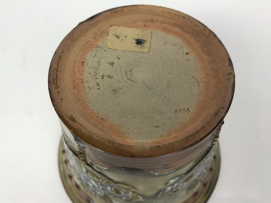 Antique Royal Doulton England Jardiniere Pot Stoneware 6655 3.75'H [Photo 8]