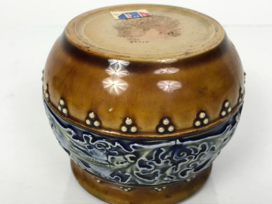 Antique Royal Doulton England Jardiniere Pot Stoneware X5617 3'H [Photo 11]