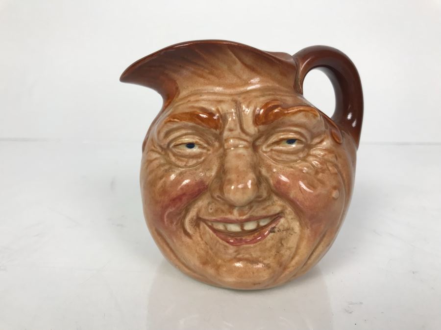 Vintage Royal Doulton England Small Toby Mug Pitcher John Barleycorn Old Lad 3'H [Photo 2]