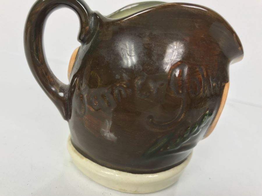 Vintage Royal Doulton England Small Toby Mug Pitcher Farmer John 3'H [Photo 5]