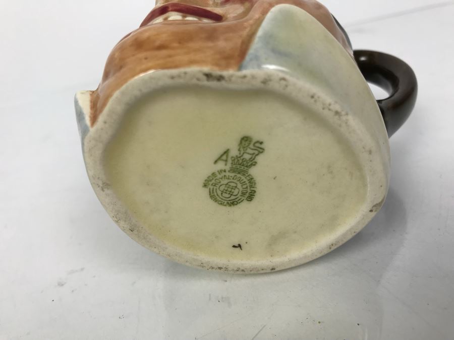Vintage Royal Doulton England Small Toby Mug Pitcher Farmer John 3'H [Photo 9]