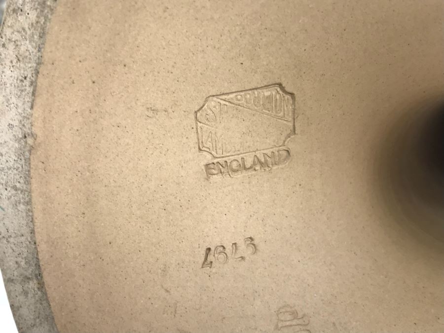 Set Of (3) Antique Doulton Lambeth England Silicon Candlesticks 9797 Stoneware 6.5'H [Photo 12]