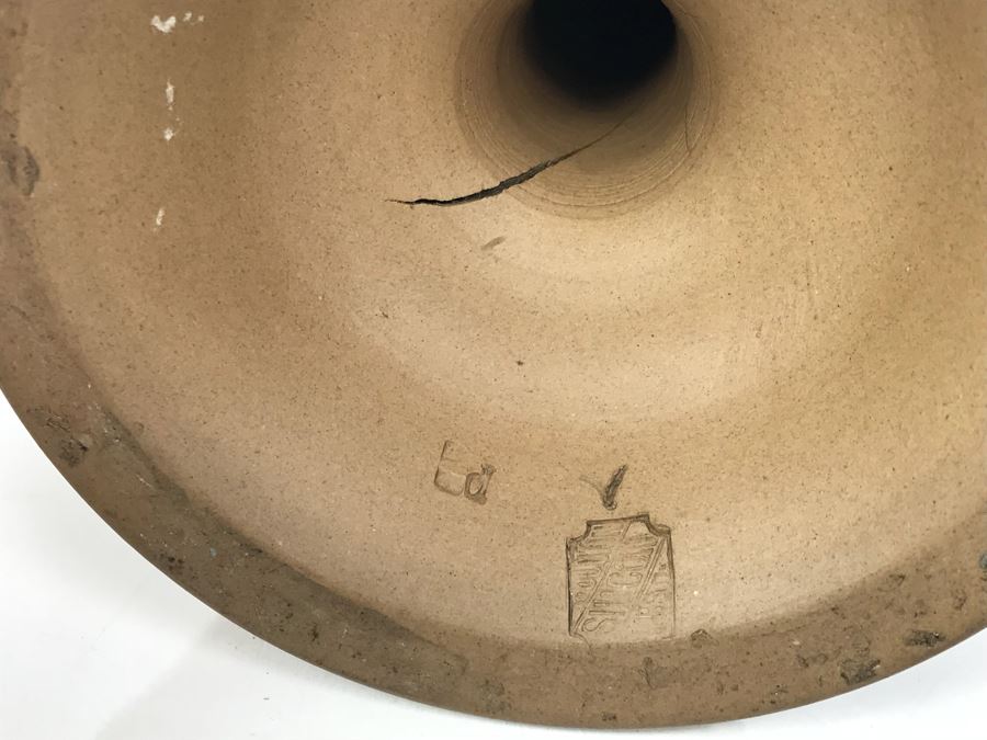 Set Of (3) Antique Doulton Lambeth England Silicon Candlesticks 9797 Stoneware 6.5'H [Photo 13]