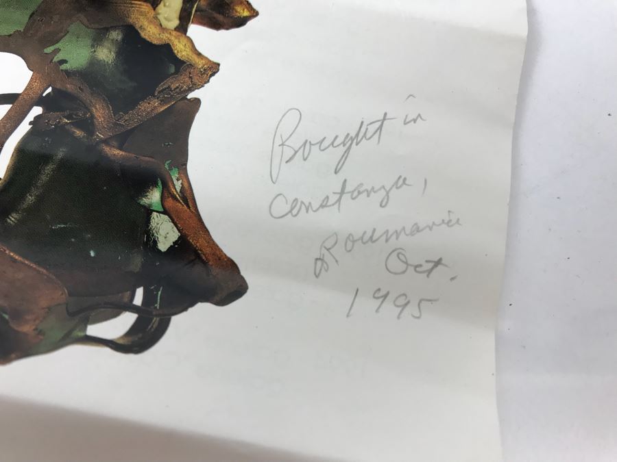 Copper And Hand Blown Art Glass Vase By Moldoveanu [Photo 14]