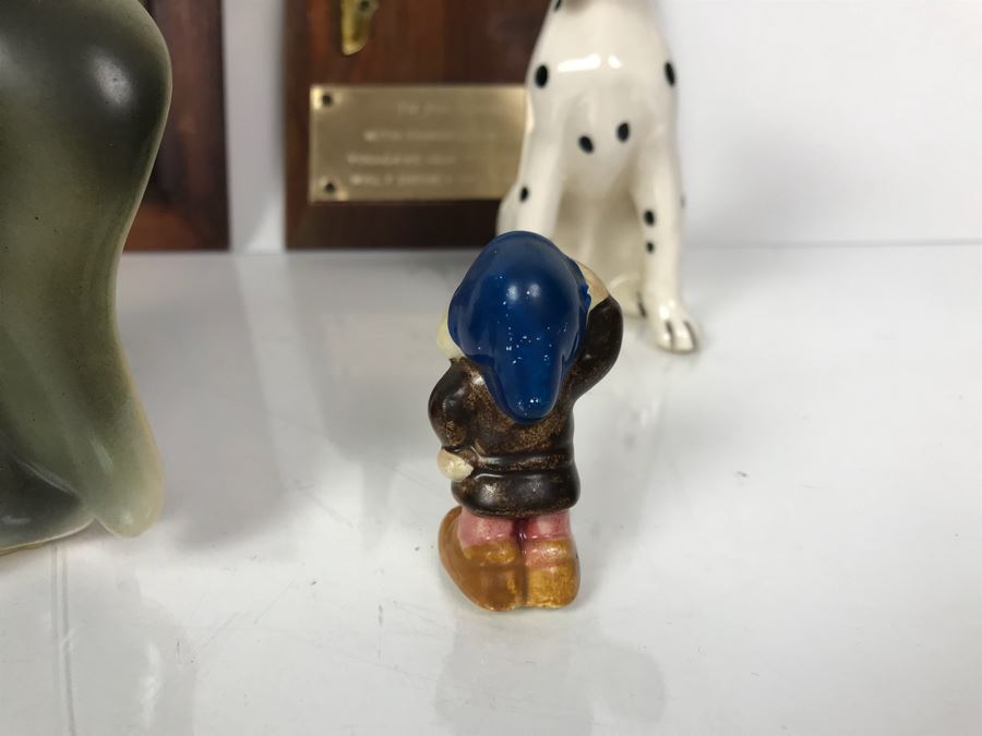 Vintage Fulton Burley Plaque Awards With Figurines For Promoting Walt Disney Movies 'Pinocchio' 1978 And 'Peter Pan' And Other Characters [Photo 10]