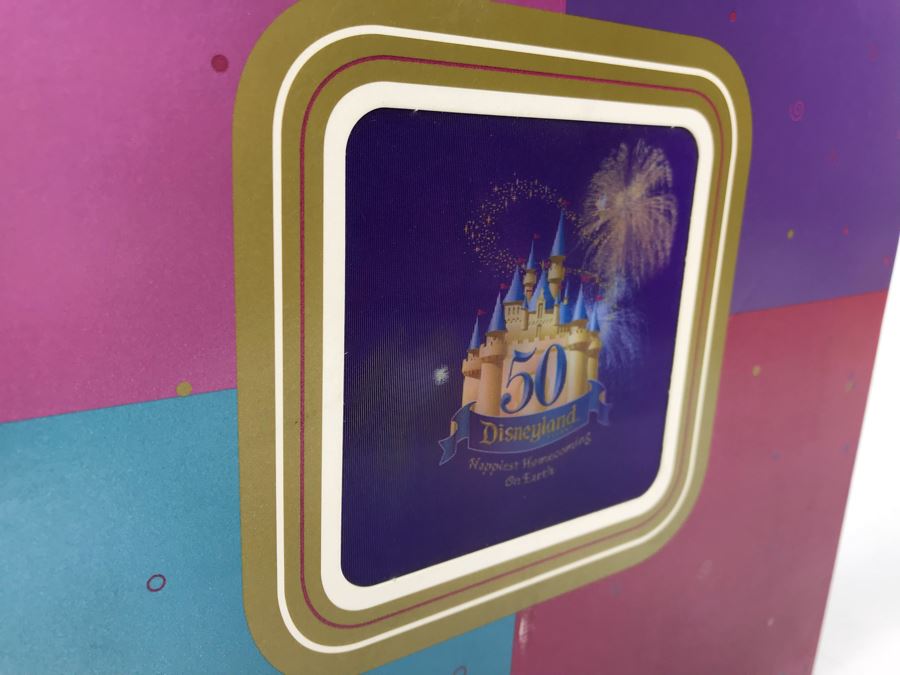 Rare Disneyland Book - Disneyland Happiest Celebration On Earth May 4-5, 2005 Celebrating Disneyland's 50th Anniversay With Holographic Pictures, Plaque And Invitation 10' X 10'  [Photo 6]