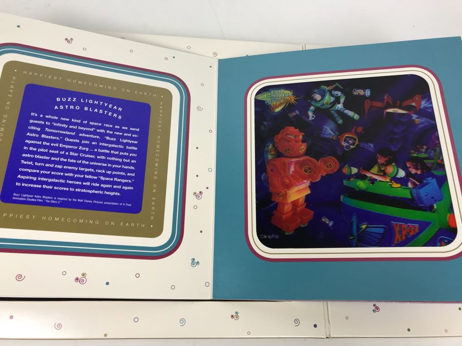 Rare Disneyland Book - Disneyland Happiest Celebration On Earth May 4-5, 2005 Celebrating Disneyland's 50th Anniversay With Holographic Pictures, Plaque And Invitation 10' X 10'  [Photo 14]