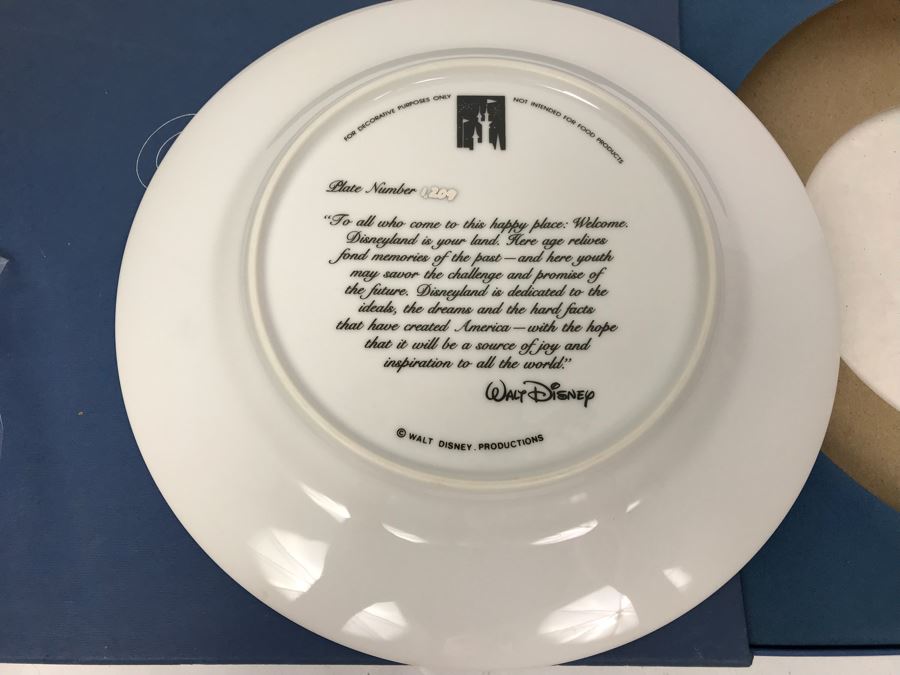 Limited Edition Walt Disney Plate With Box - A Disney Original Plate 1,209 [Photo 7]
