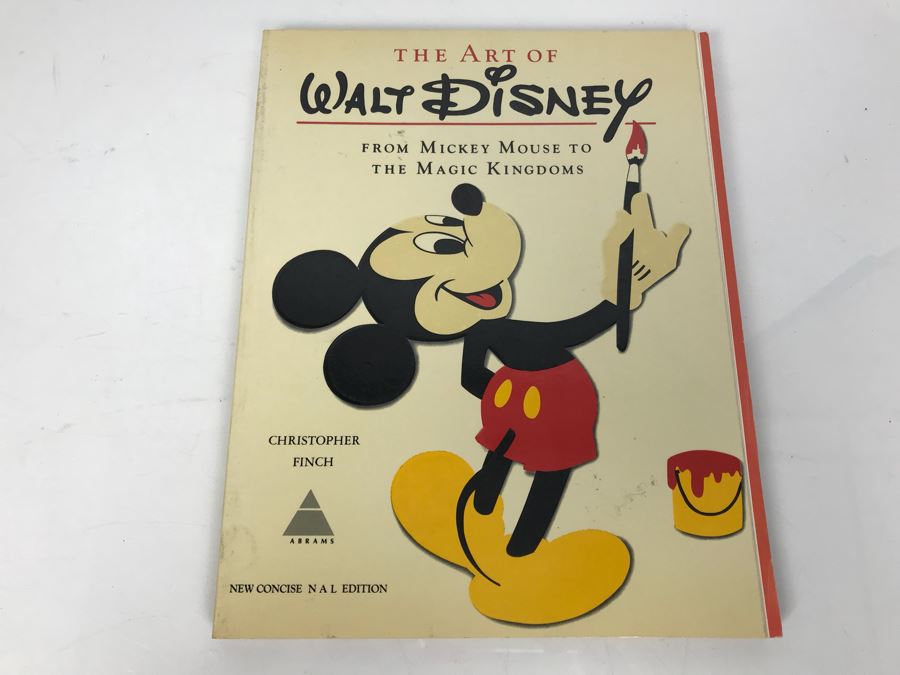 Vintage 1975 Book The Art Of Walt Disney From Mickey Mouse To The Magic Kingdoms [Photo 1]