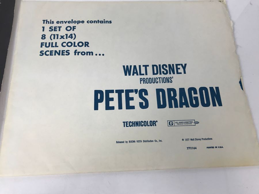 Walt Disney Productions' Pete's Dragon (8) 11 X 14 Full Color Scenes From Movie And Pete's Dragon Movie Program [Photo 4]