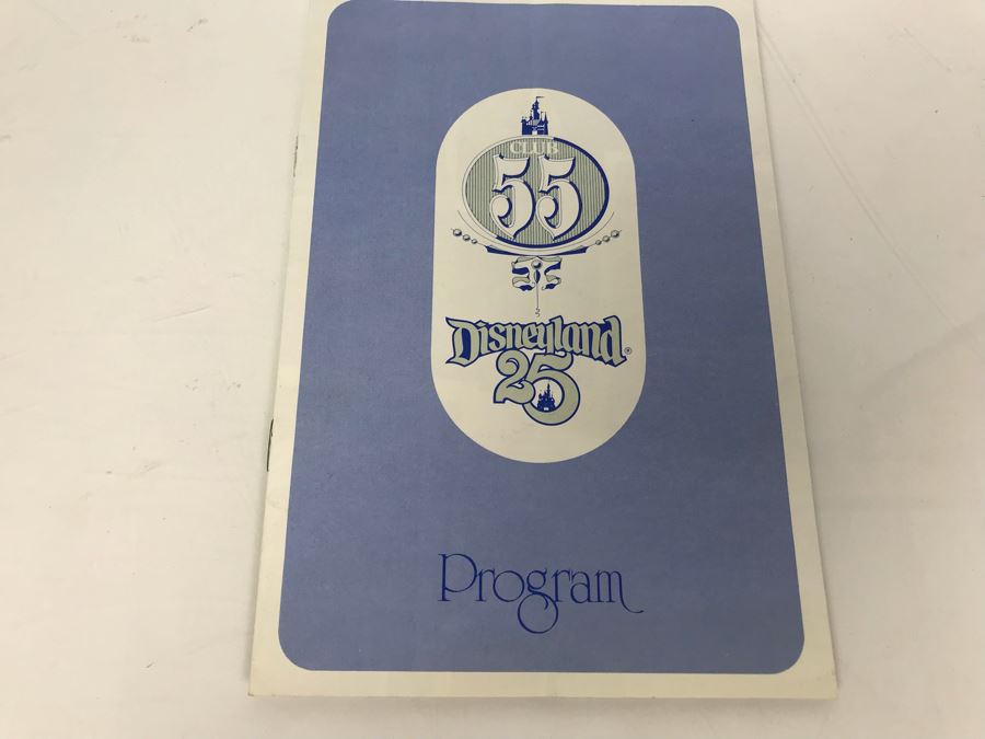 Vintage 1980 Disneyland Invitation And Program For 25th Birthday Of The Happiest Place On Earth And Letter Addressed To Fulton Burley Re Event [Photo 9]