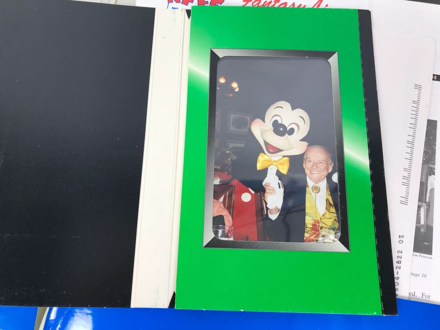 Fulton Burley's National Fantasy Fan Club (NFFC) Disney Legend Award Packet Information Including Award Acceptance Letter, Photos, Newsletters, Bios (See Photos) [Photo 23]