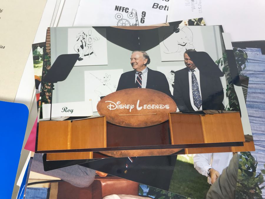 Fulton Burley's National Fantasy Fan Club (NFFC) Disney Legend Award Packet Information Including Award Acceptance Letter, Photos, Newsletters, Bios (See Photos) [Photo 22]