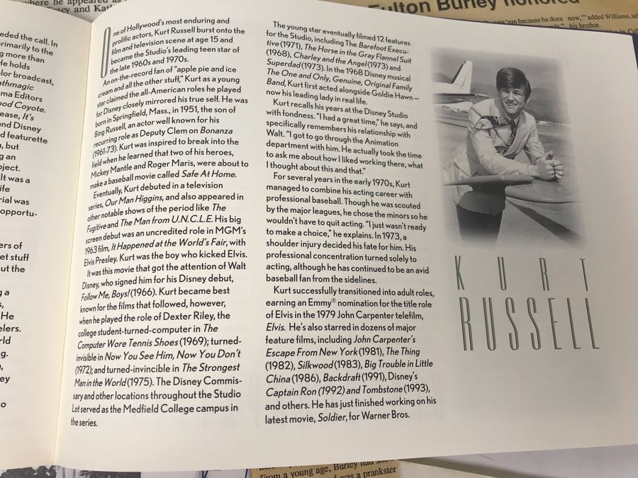 Fulton Burley's National Fantasy Fan Club (NFFC) Disney Legend Award Packet Information Including Award Acceptance Letter, Photos, Newsletters, Bios (See Photos) [Photo 17]