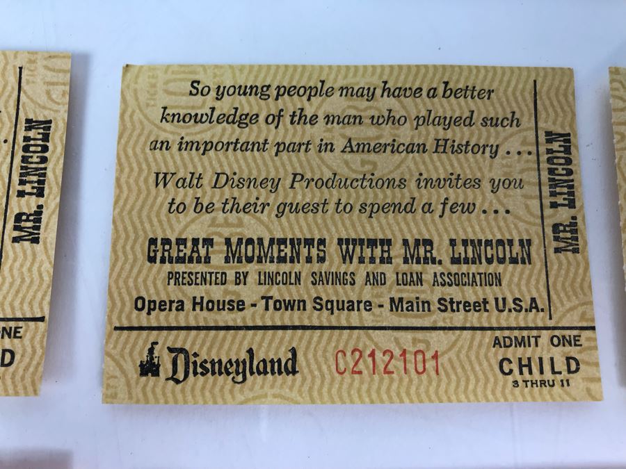 Collection Of Vintage Disneyland Park Tickets Books - See Photos [Photo 7]