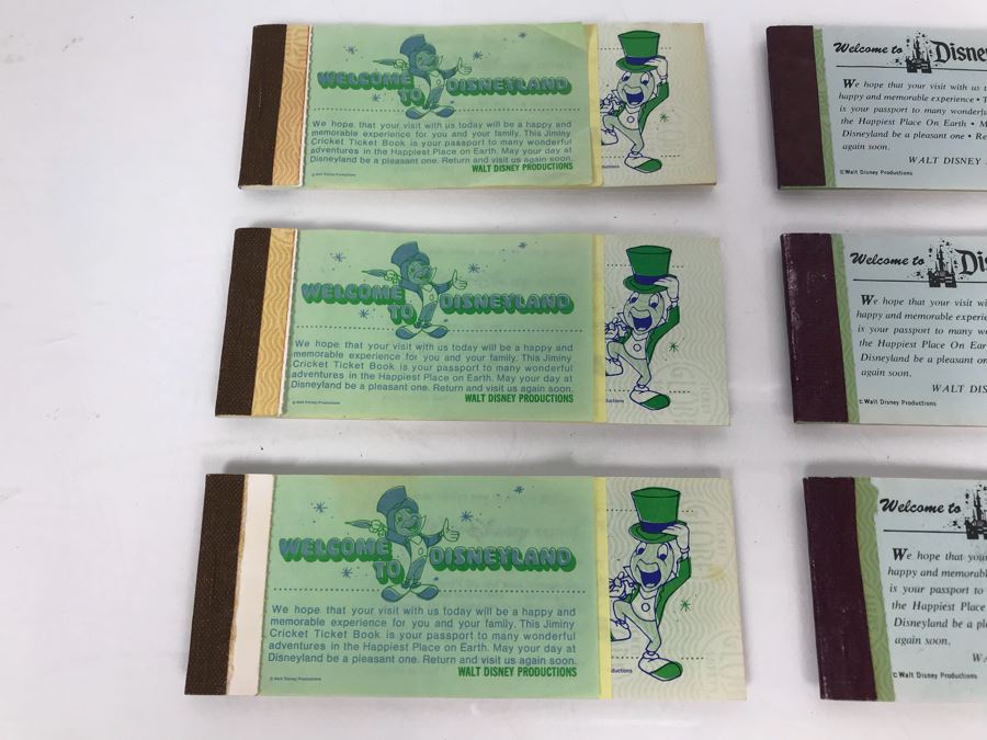 Collection Of Vintage Disneyland Park Tickets Books - See Photos [Photo 11]