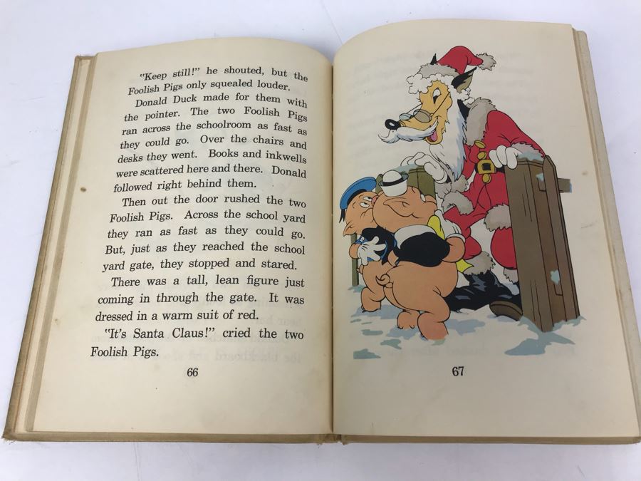 Pre-Disneyland 1939 Book School Days In Disneyville Told By Caroline D. Emerson Illustrated By The Walt Disney Studio [Photo 11]