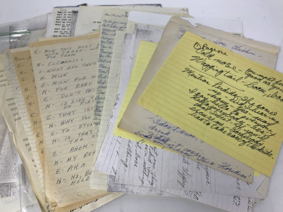 Collection Of Fulton Burley's Jokes And Notes - He Was Also A Comedian [Photo 8]