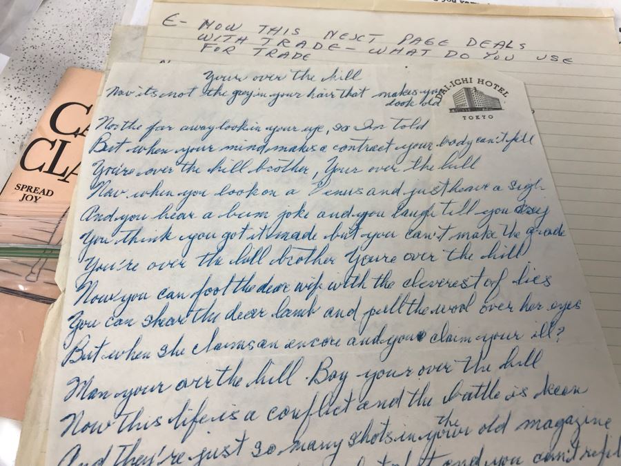 Collection Of Fulton Burley's Jokes And Notes - He Was Also A Comedian [Photo 7]