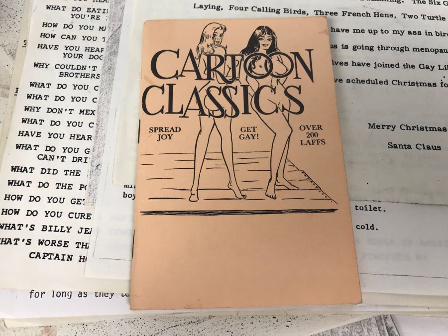 Collection Of Fulton Burley's Jokes And Notes - He Was Also A Comedian [Photo 9]