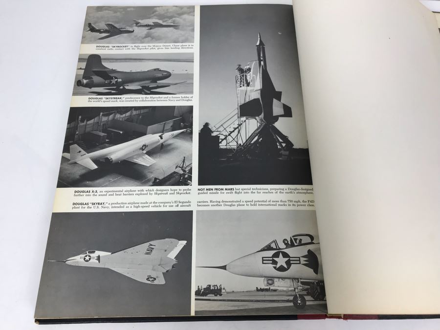 Engraved George Hearst Flight Book: A Pictorial History Of Aviation Foreword By Donald W. Douglas, 8 X 12 Photo Of George Randolph Hearst With Actress Wife Collette Lyons And Other Photos [Photo 12]