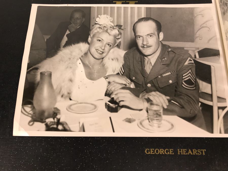 Engraved George Hearst Flight Book: A Pictorial History Of Aviation Foreword By Donald W. Douglas, 8 X 12 Photo Of George Randolph Hearst With Actress Wife Collette Lyons And Other Photos [Photo 3]