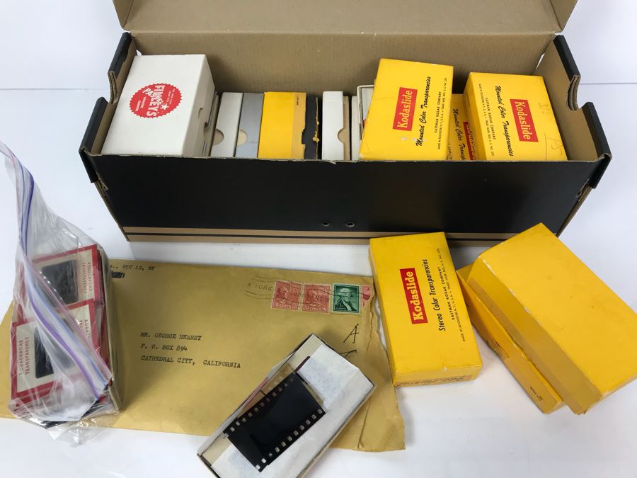 Huge Collection Of Photography Slides From George Hearst & Actress Collette Lyons Includes Lots Of Slides From The 1950's Construction Of Disneyland (See All Photos For Small Sampling) [Photo 30]