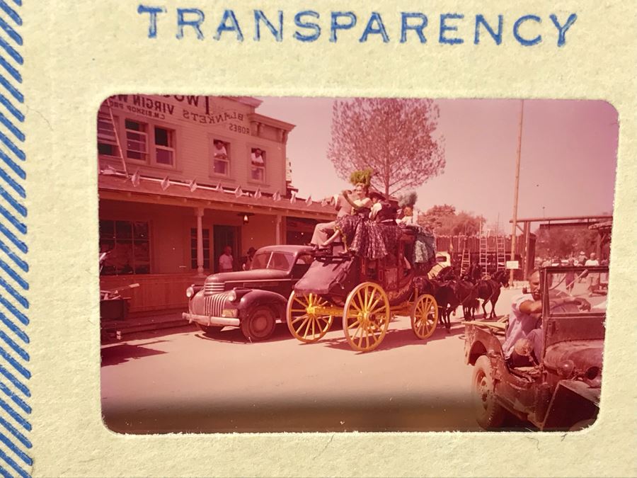 Huge Collection Of Photography Slides From George Hearst & Actress Collette Lyons Includes Lots Of Slides From The 1950's Construction Of Disneyland (See All Photos For Small Sampling) [Photo 42]