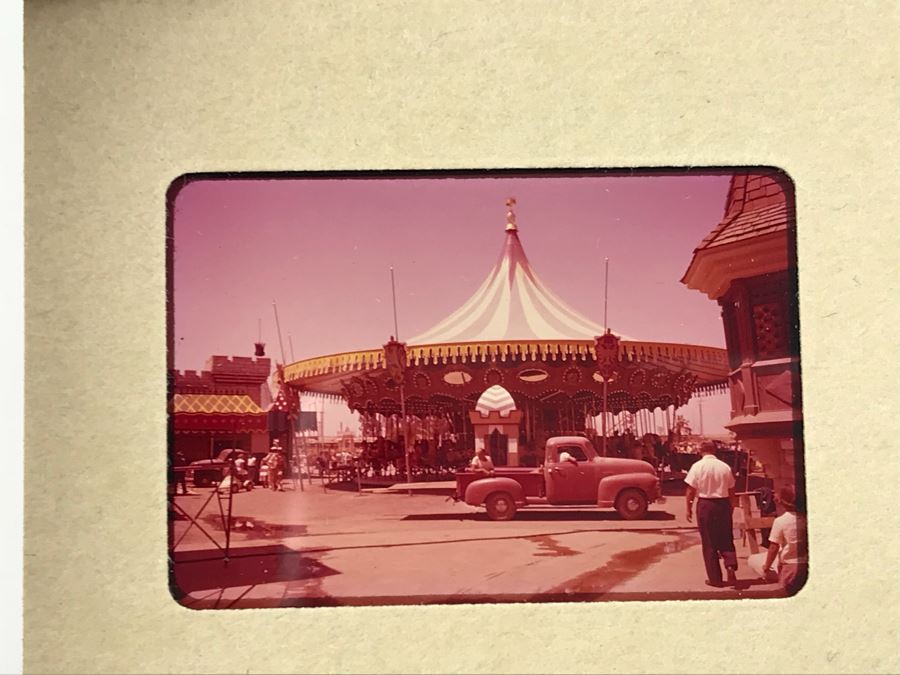 Huge Collection Of Photography Slides From George Hearst & Actress Collette Lyons Includes Lots Of Slides From The 1950's Construction Of Disneyland (See All Photos For Small Sampling) [Photo 38]