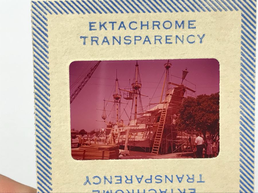 Huge Collection Of Photography Slides From George Hearst & Actress Collette Lyons Includes Lots Of Slides From The 1950's Construction Of Disneyland (See All Photos For Small Sampling) [Photo 45]