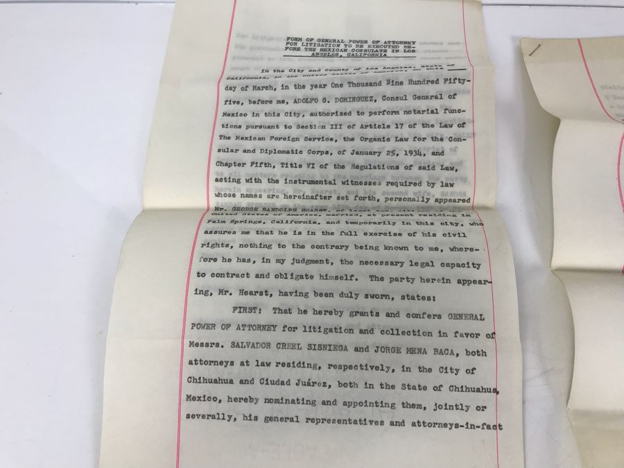 Documents Regarding The Will Of William Randolph Hearst And George Hearst Documents Regarding Divorcing Wives [Photo 6]