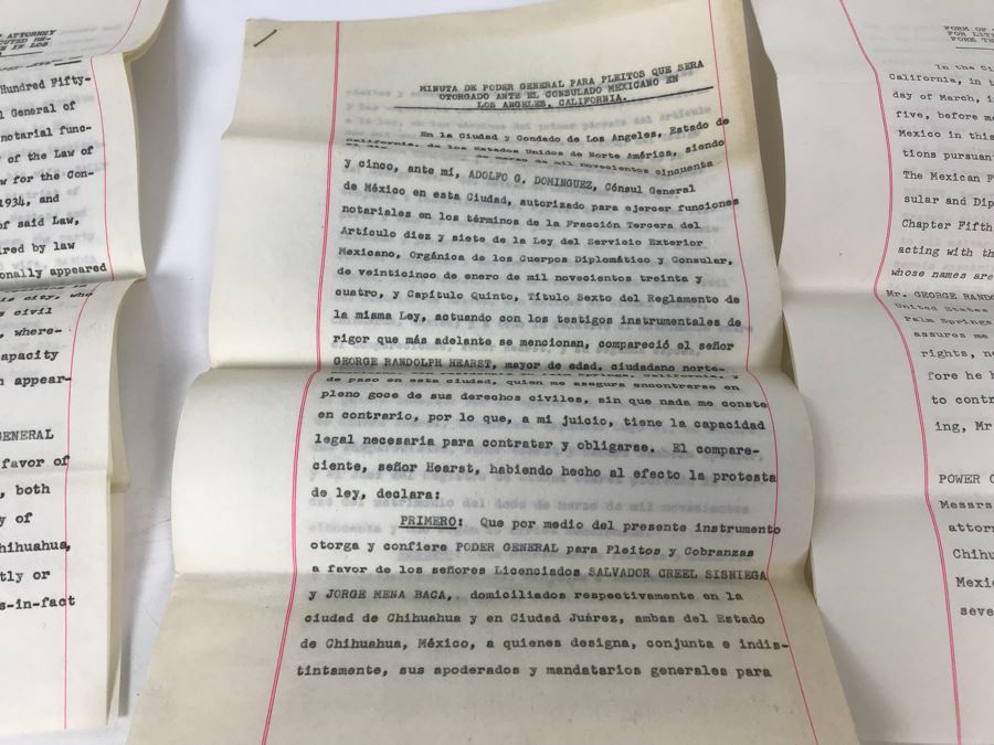 Documents Regarding The Will Of William Randolph Hearst And George Hearst Documents Regarding Divorcing Wives [Photo 12]