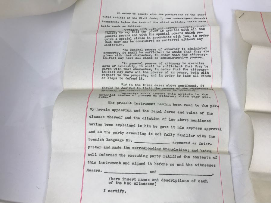 Documents Regarding The Will Of William Randolph Hearst And George Hearst Documents Regarding Divorcing Wives [Photo 10]