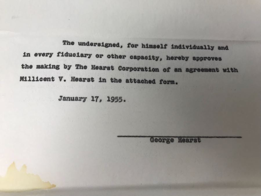 Documents Regarding The Will Of William Randolph Hearst And George Hearst Documents Regarding Divorcing Wives [Photo 4]