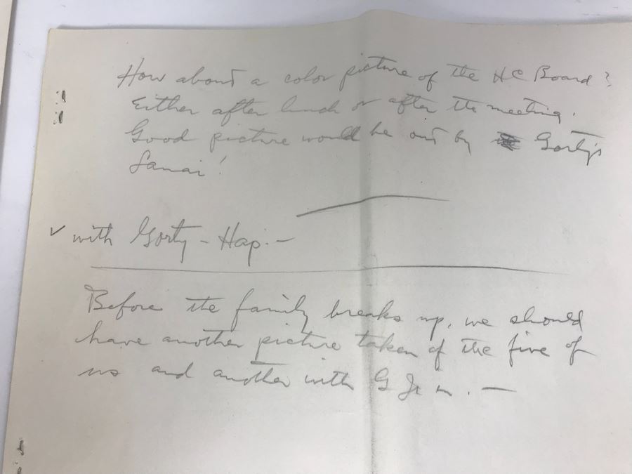 Hearst Consolidated Publications, Inc Treasurer's Report 1955 With Handwritten Notes, Financial Documents And Letters Pertaining To The Hearst Corporations Including Sunical Land & Livestock Division [Photo 4]