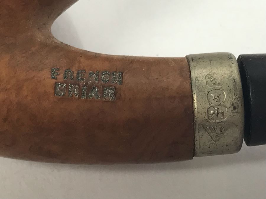 Vintage Wooden Pipe Stand With Collection Of (6) Wooden Pipes Of Various Makes (See Photos) [Photo 11]