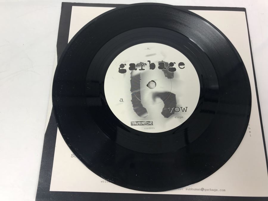 Garbage Band Vinyl Record Signed By Entire Band And Garbage Vinyl Box Set (7 Records Total) [Photo 9]