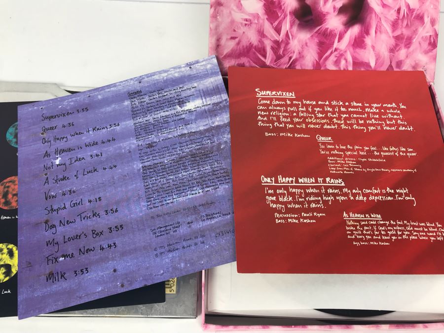 Garbage Band Vinyl Record Signed By Entire Band And Garbage Vinyl Box Set (7 Records Total) [Photo 12]