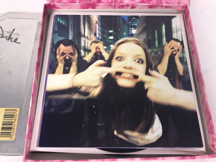 Garbage Band Vinyl Record Signed By Entire Band And Garbage Vinyl Box Set (7 Records Total) [Photo 2]